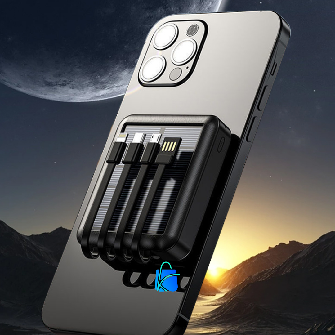 power bank solar drops