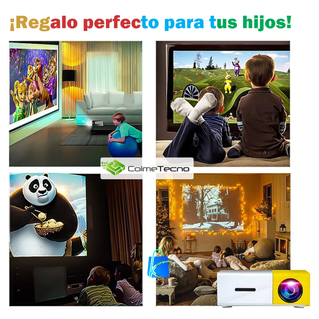 Mini Proyector De Video Lcd Led Full Col