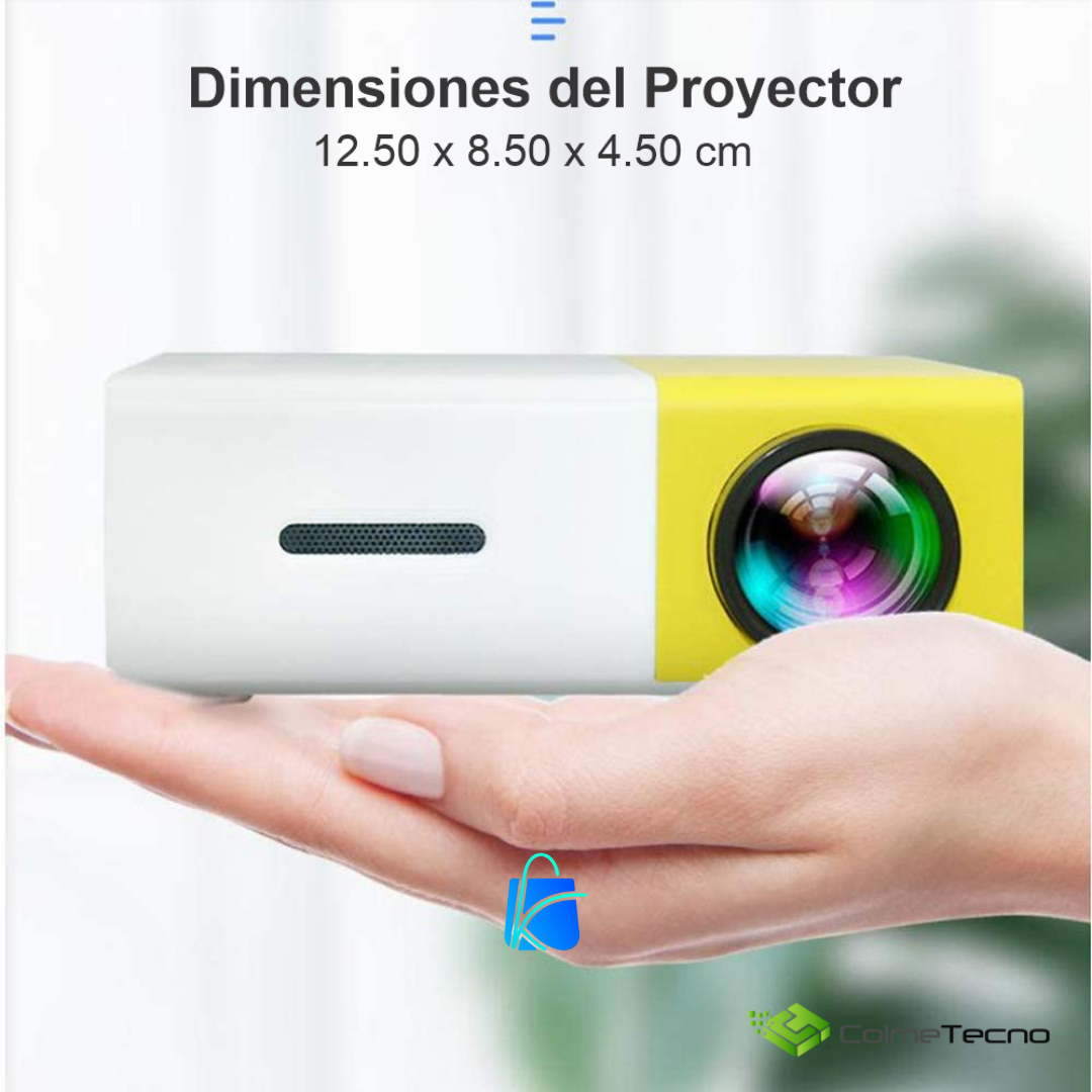 Mini Proyector De Video Lcd Led Full Col